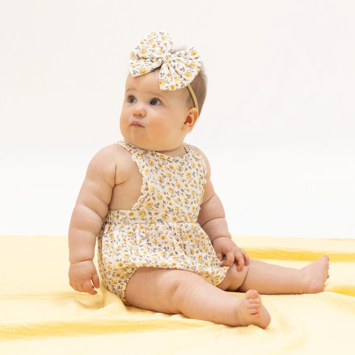 Yellow Country Roses - Ruffle Bubble - Baby & Toddler Clothing, Dress, Pink, Child, Toddler | Everetts Place