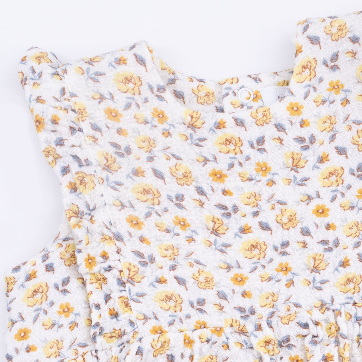 Angel Dear Yellow Country Roses - Ruffle Bubble DressEveretts Place