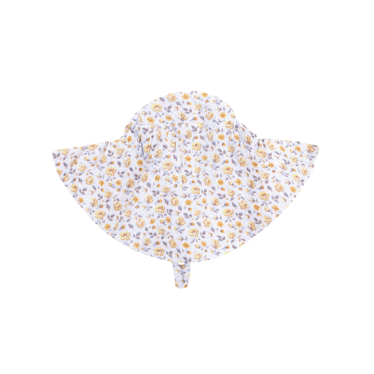 Angel Dear Yellow Country Roses - Wide Brim Sun Hat - 