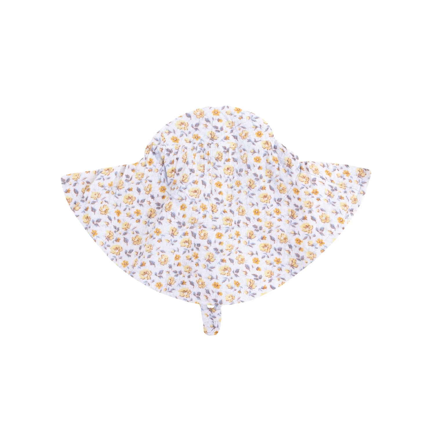 Angel Dear Yellow Country Roses - Wide Brim Sun Hat - 
