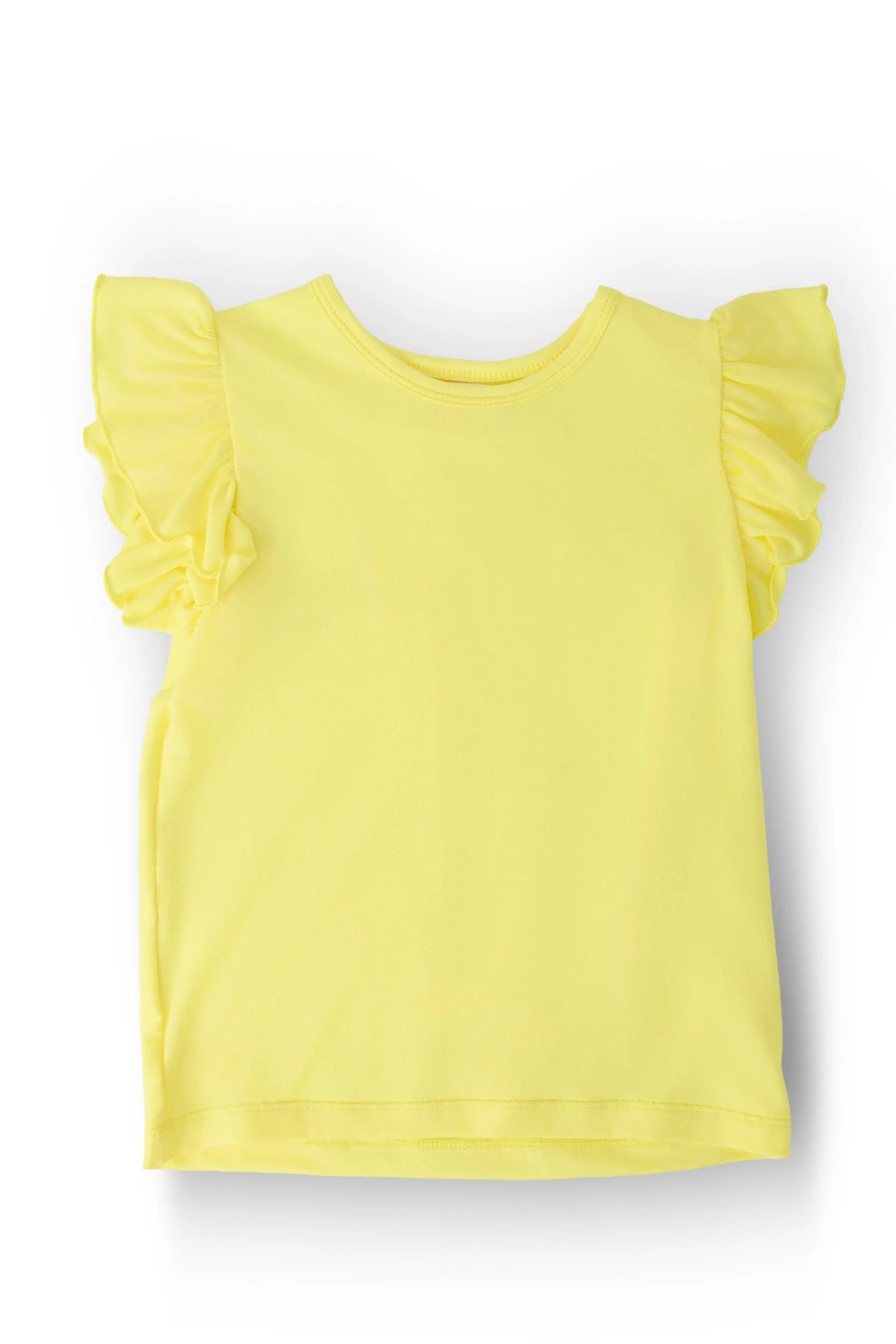 Mila & Rose ® Yellow S/S Ruffle Tee - 