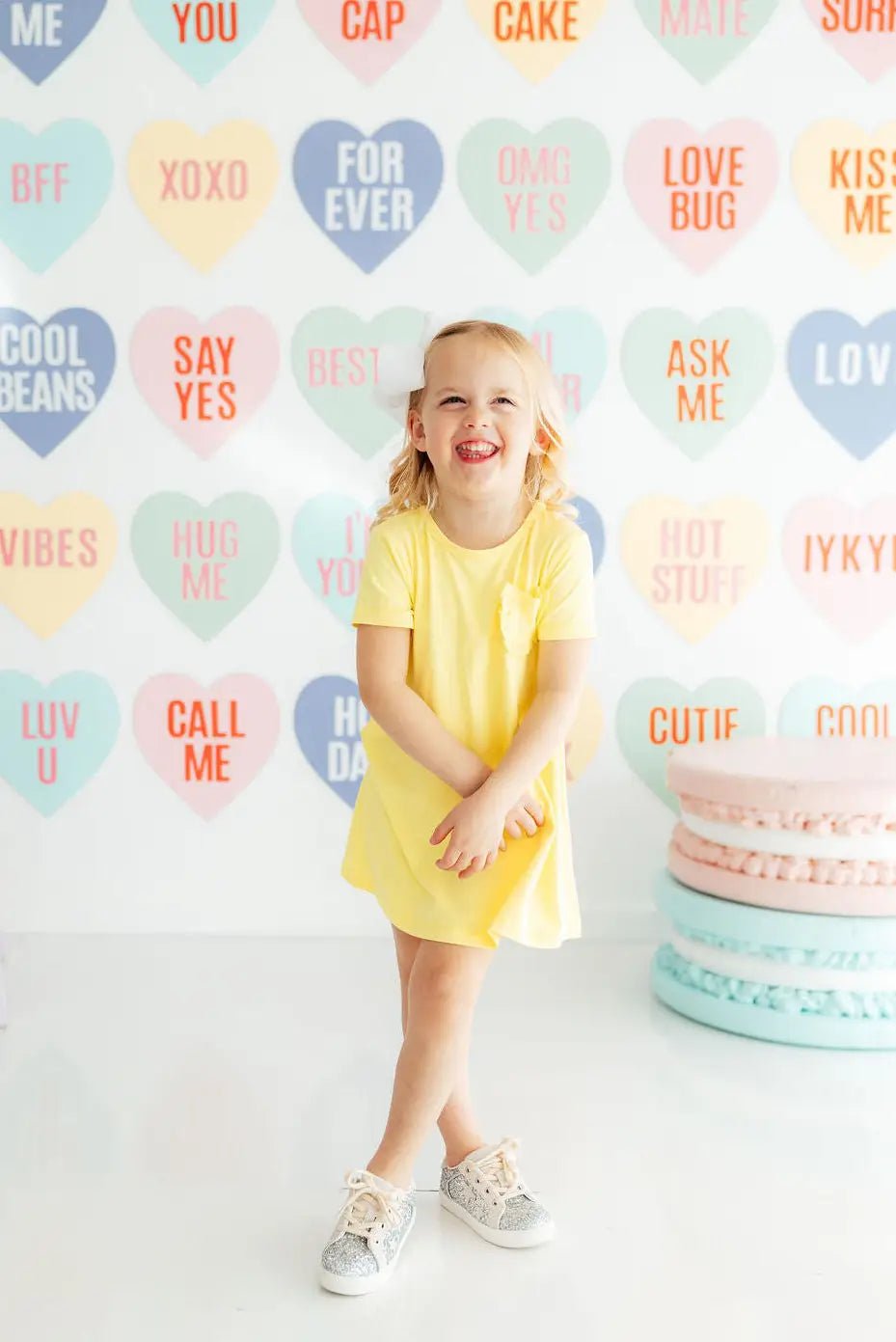 Mila & Rose ® Yellow T-Shirt Dress - 