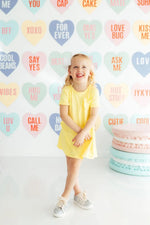 Mila & Rose ® Yellow T-Shirt Dress - 