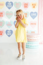 Mila & Rose ® Yellow T-Shirt Dress - 
