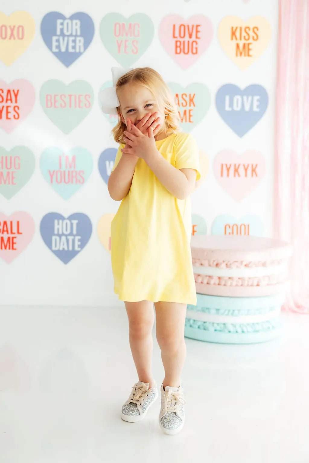 Mila & Rose ® Yellow T-Shirt Dress - 