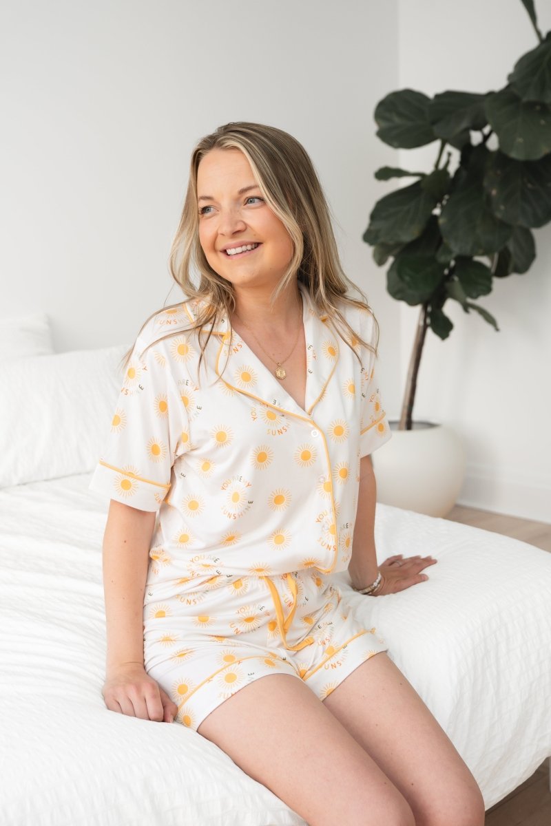 Hugga Babies You Are My Sunshine Adult Pajamas - Everetts Place Boutique - 
