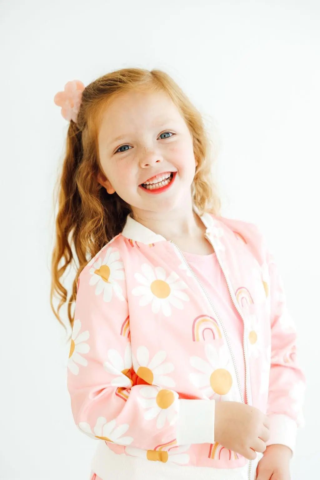 Mila & Rose ® You Are My Sunshine Satin Jacket Lightweight Layering Outerwear For Mixed Prints - 