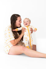 Hugga Babies You Are My Sunshine Zipper Lounger - Everetts Place Boutique - 