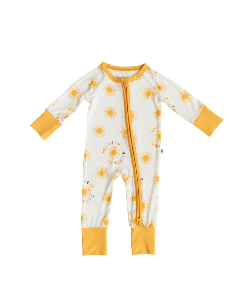Hugga Babies You Are My Sunshine Zipper Lounger - Everetts Place Boutique - 