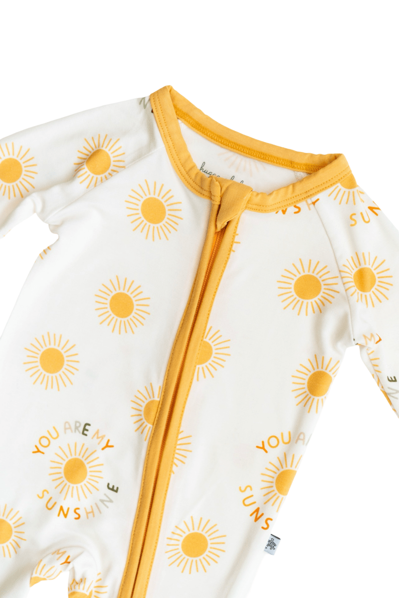 Hugga Babies You Are My Sunshine Zipper Lounger - Everetts Place Boutique - 