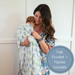 LollyBanks You Had Me At Hydrangea Swaddle BlanketEveretts Place