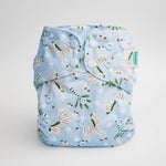 Patterned Lounger Pocket Cloth Diaper — Minky Fleece with Athletic Wicking Jersey - Everetts Place Boutique - Pocket Diaper