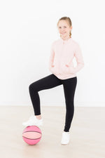 Mila & Rose ® Zen Pink Full - Zip Ruffle Active Jacket - 