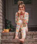 Bestaroo Zest Friends Citrus Print Soft Bamboo Pajamas for Kids - 
