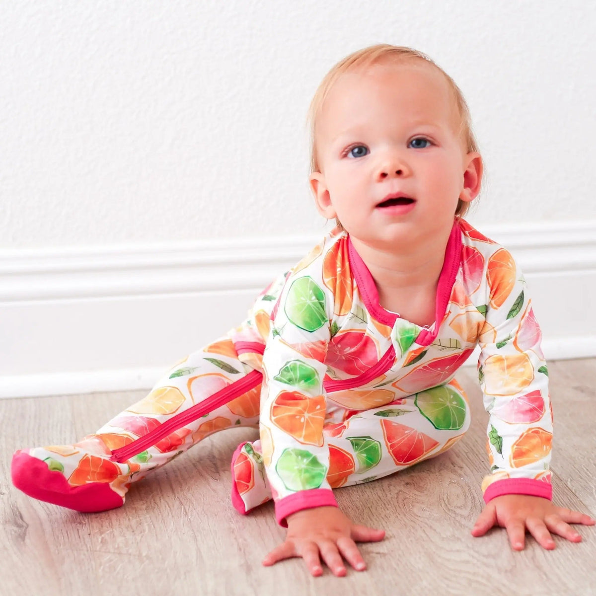 Bestaroo Zest Friends Footie Baby One Piece Pajamas Soft Cozy Zipper - 