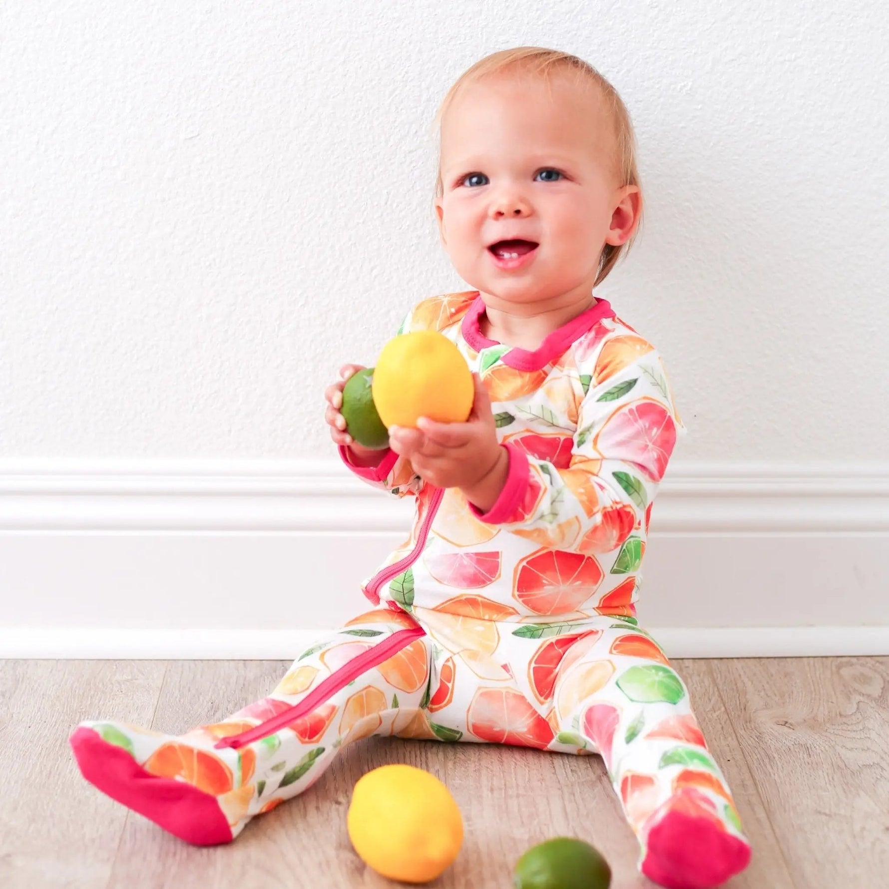 Bestaroo Zest Friends Footie Baby One Piece Pajamas Soft Cozy Zipper - 