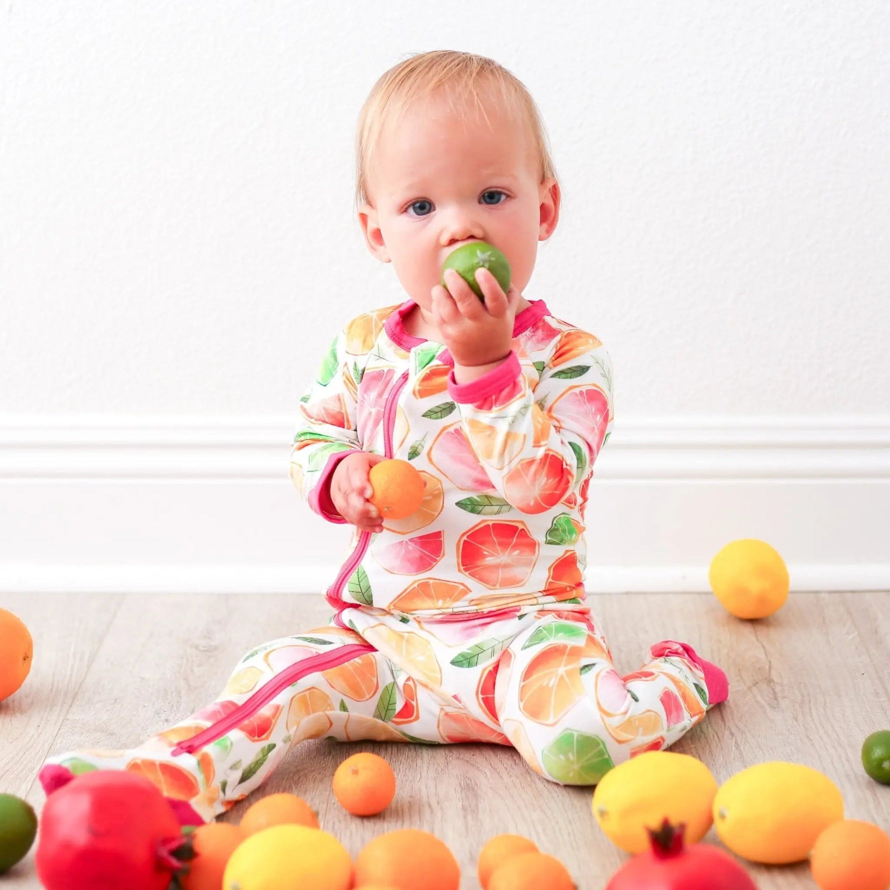 Bestaroo Zest Friends Footie Baby One Piece Pajamas Soft Cozy Zipper - 