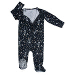 Sweet Bamboo Zipper Footie Bag O' Bones - 