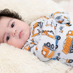 Sweet Bamboo Silky Soft Zipper Footie with 2 Way Zipper for Comfortable Babies - Apparel & Accessories > Clothing > Baby & Toddler Clothing > Baby One-Pieces Footies