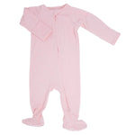 Sweet Bamboo Soft Cotton Zipper Footie with Two Way Zipper for Easy Baby Changing - Apparel & Accessories > Clothing > Baby & Toddler Clothing > Baby & Toddler Sleepwear Footies