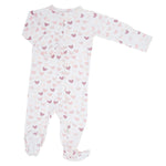 Sweet Bamboo Soft Cotton Zipper Footie with Silicone Grips for Comfortable Babies - Apparel & Accessories > Clothing > Sleepwear & Loungewear Footies