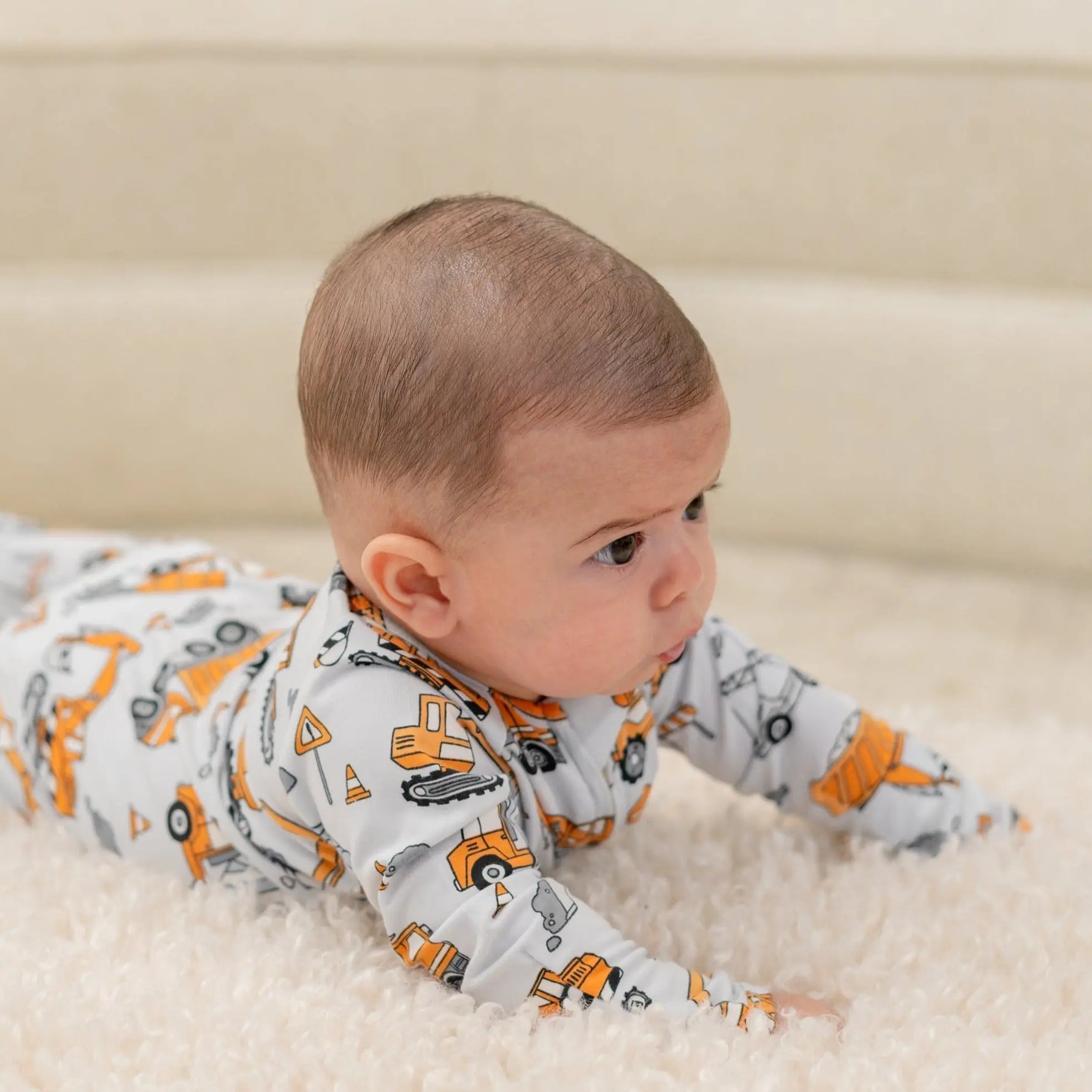 Sweet Bamboo Silky Soft Zipper Footie with 2 Way Zipper for Comfortable Babies - Apparel & Accessories > Clothing > Baby & Toddler Clothing > Baby One-Pieces Footies