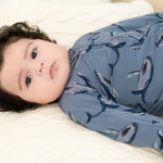 Sweet Bamboo Cozy Baby Footie with Two Way Zipper and Fold Over Cuffs for Easy Changing - Apparel & Accessories > Clothing > Baby & Toddler Clothing > Baby & Toddler Sleepwear Footies