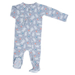 Sweet Bamboo Cozy Baby Zipper Footie with Two Way Zipper for Easy Diaper Changes - Footies