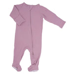 Sweet Bamboo Cozy Baby Footie with 2 Way Zipper and Fold Over Cuffs for Easy Changes - Apparel & Accessories > Clothing > Baby & Toddler Clothing > Baby & Toddler Sleepwear Footies