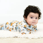Sweet Bamboo Silky Soft Zipper Footie with 2 Way Zipper for Comfortable Babies - Apparel & Accessories > Clothing > Baby & Toddler Clothing > Baby One-Pieces Footies