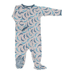 Sweet Bamboo Luxury Baby Zipper Footie with 2 Way Zip and Silicone Grips for Comfortable Sleep - Apparel & Accessories > Clothing > Baby & Toddler Clothing > Baby & Toddler Sleepwear Footies