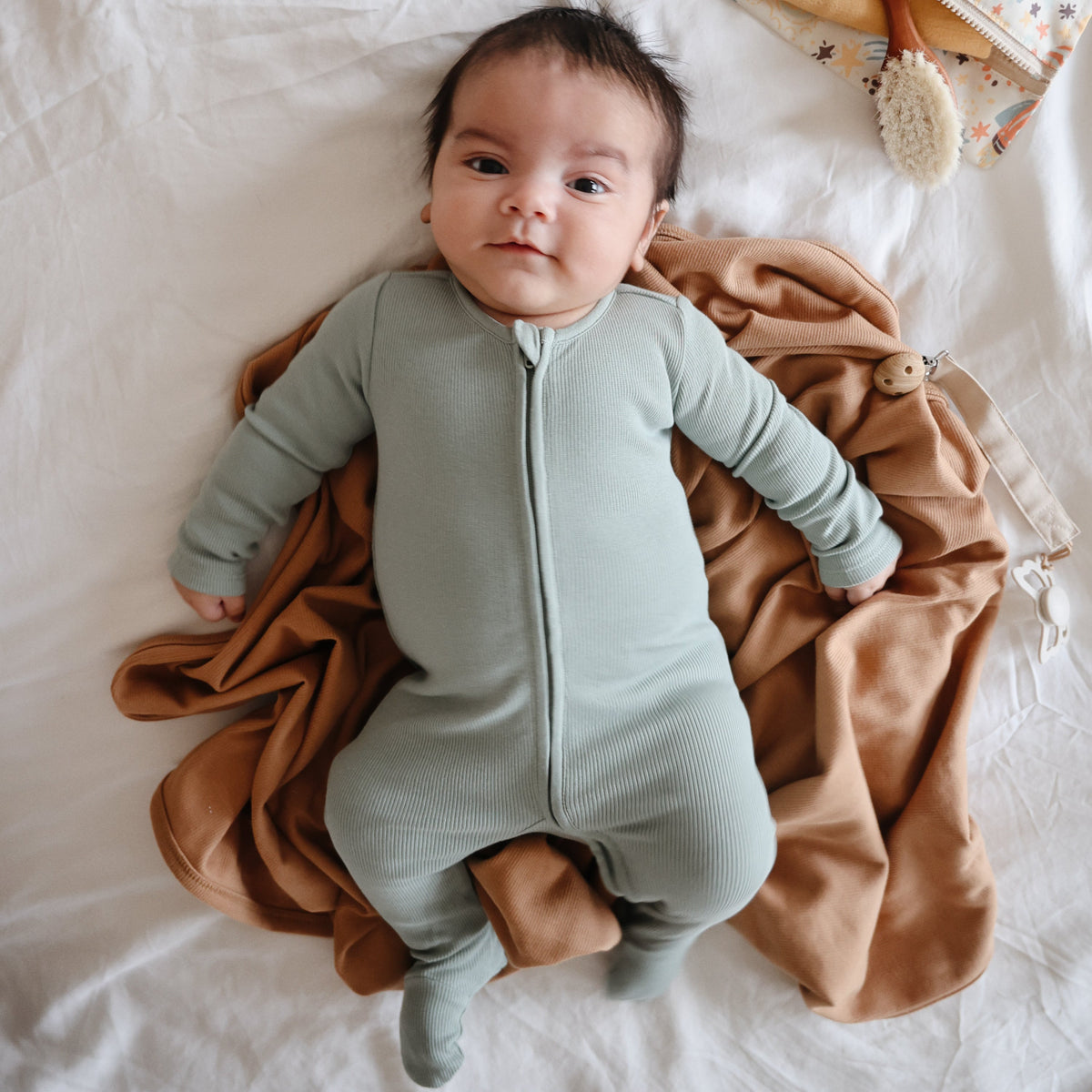 Mushie Zipper Pajama - 