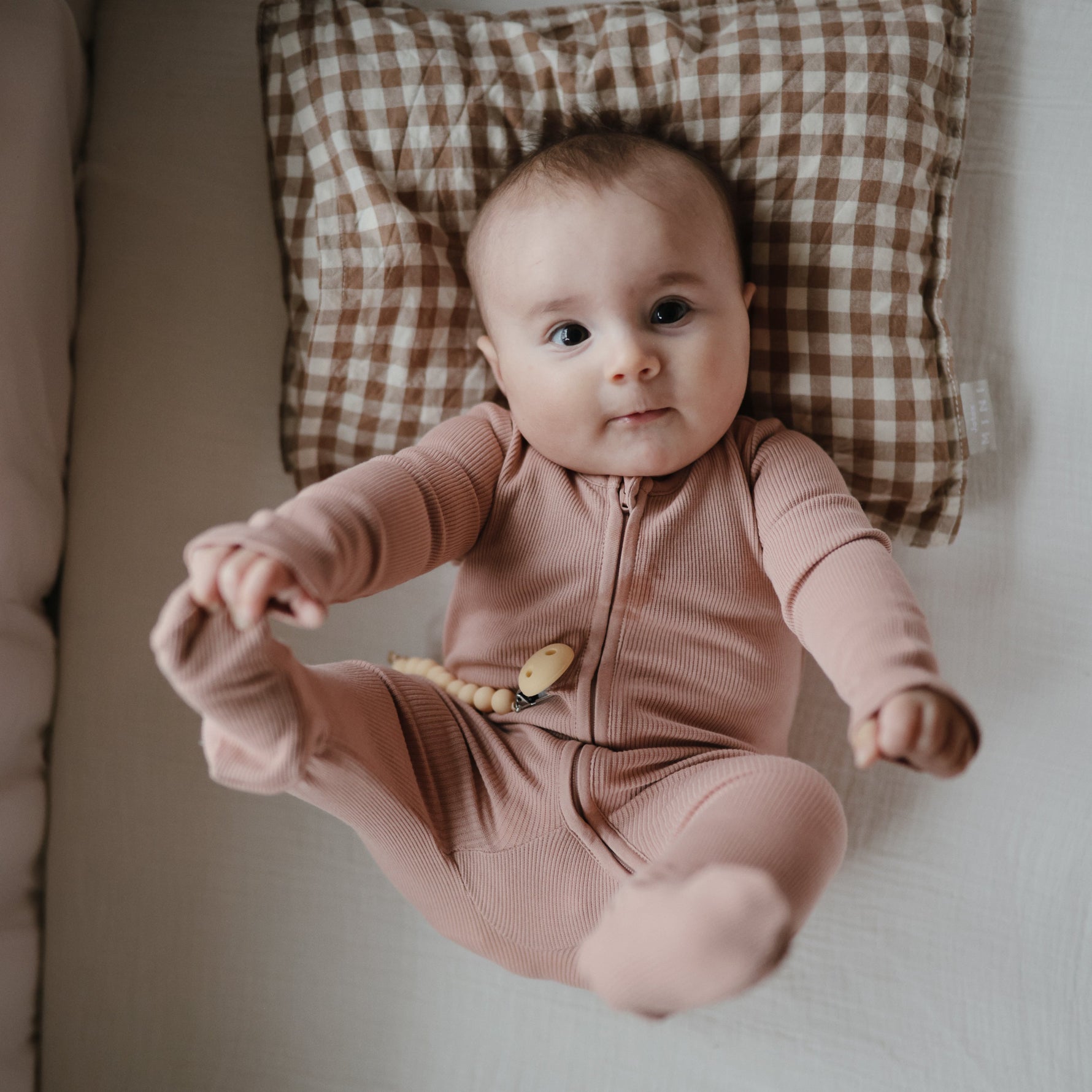 Mushie Zipper Pajama - 