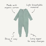 Mushie Zipper Pajama - 