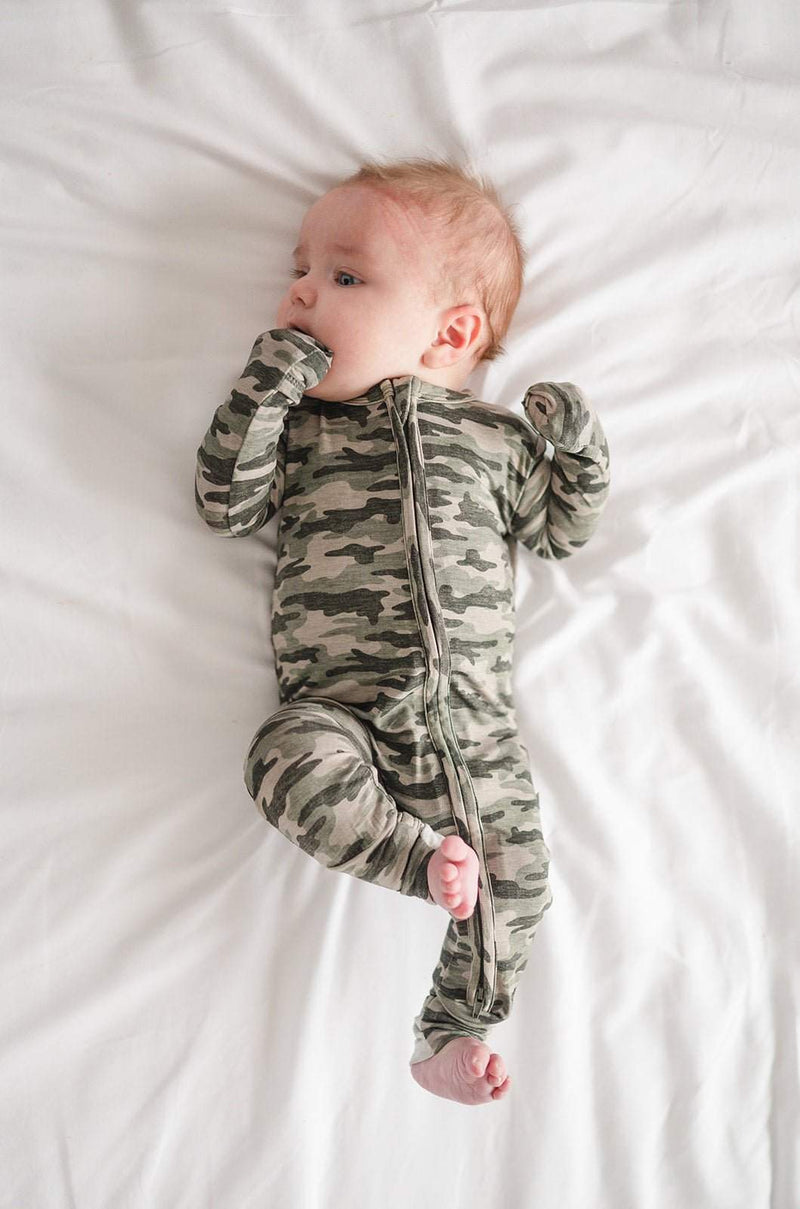 Zipper Romper - Camo
