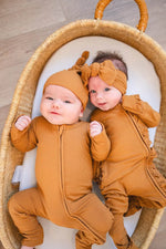 Harp Angel Boutique Eco-Friendly Bamboo Zipper Romper with Soft Comfort for Baby Sleep - Apparel & Accessories > Clothing > Baby & Toddler Clothing > Baby & Toddler Outfits Zipper
