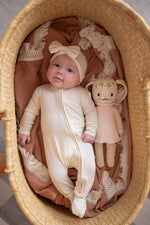 Baby Zipper Romper Footie Pajamas by Harp Angel Boutique