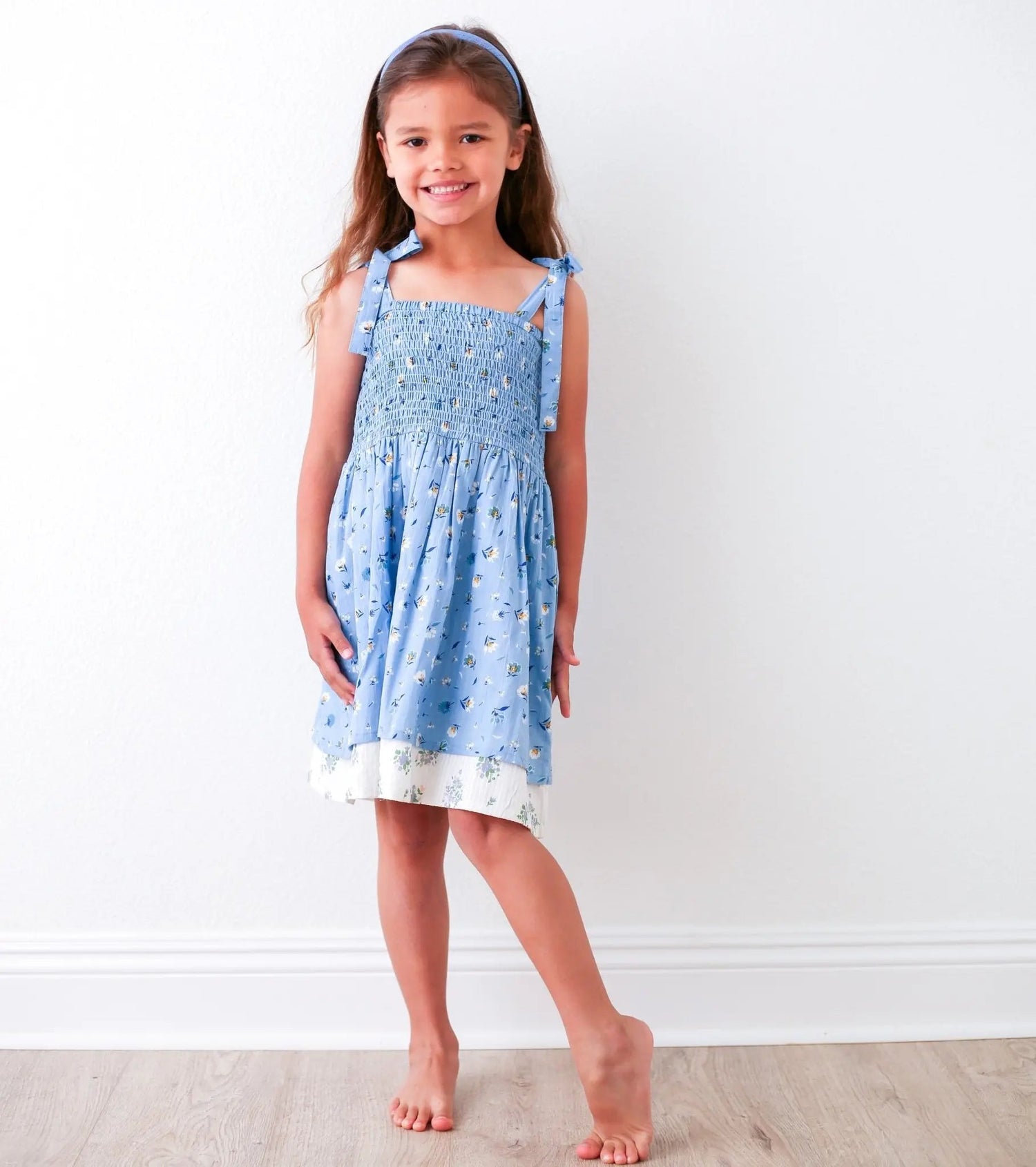 Bestaroo Zola Blue Floral Dress - 