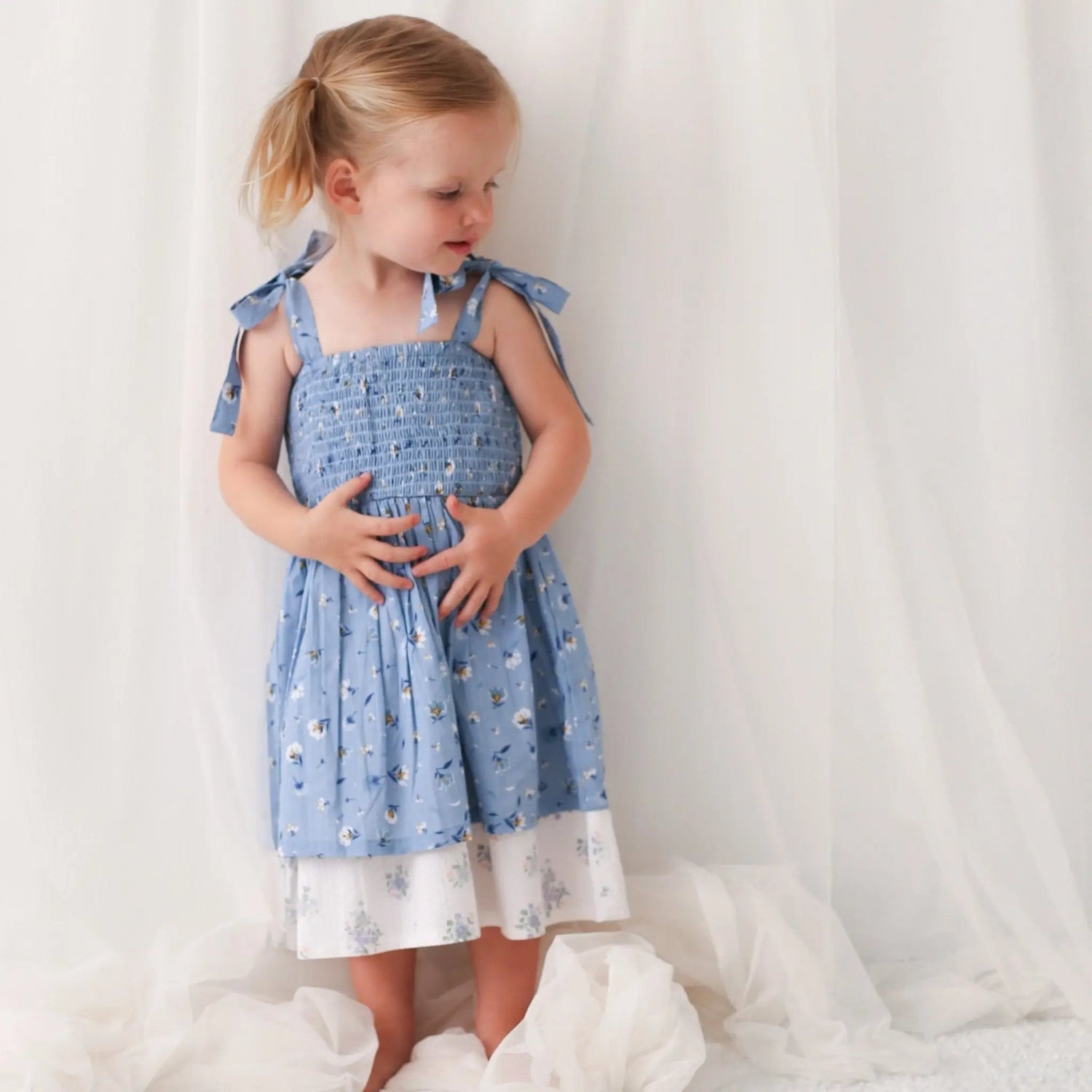 Bestaroo Zola Blue Floral Dress - 