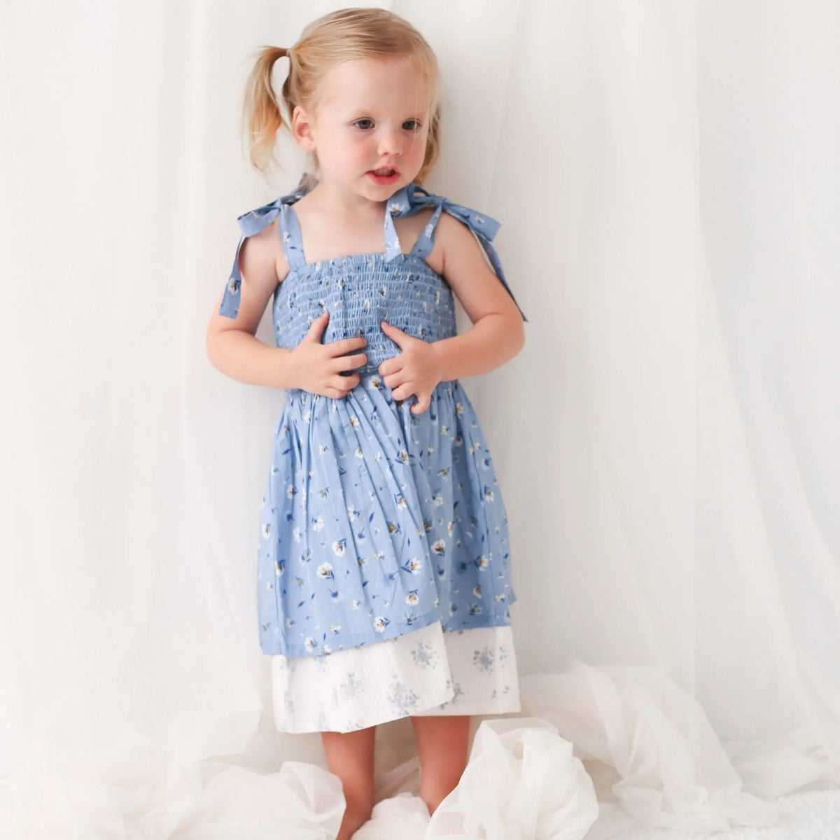 Bestaroo Zola Blue Floral Dress - 