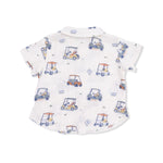Angel Dear Zooming Golf Carts - Polo Button Up with Casual Short - 