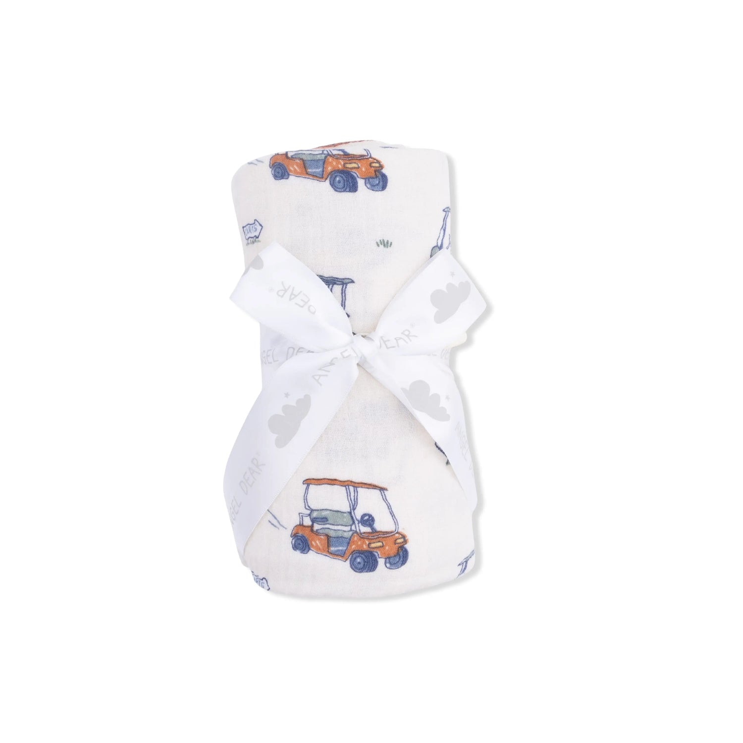 Angel Dear Zooming Golf Carts - Swaddle Blanket - 