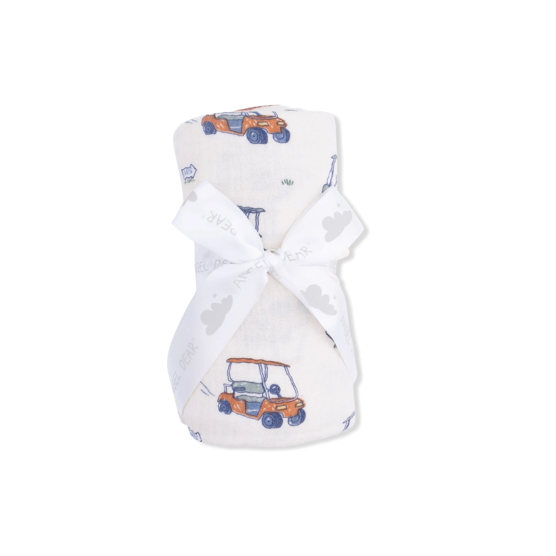 Angel Dear Zooming Golf Carts - Swaddle Blanket - 